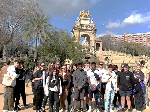 Performing Arts students on their Barcelona work experience trip
